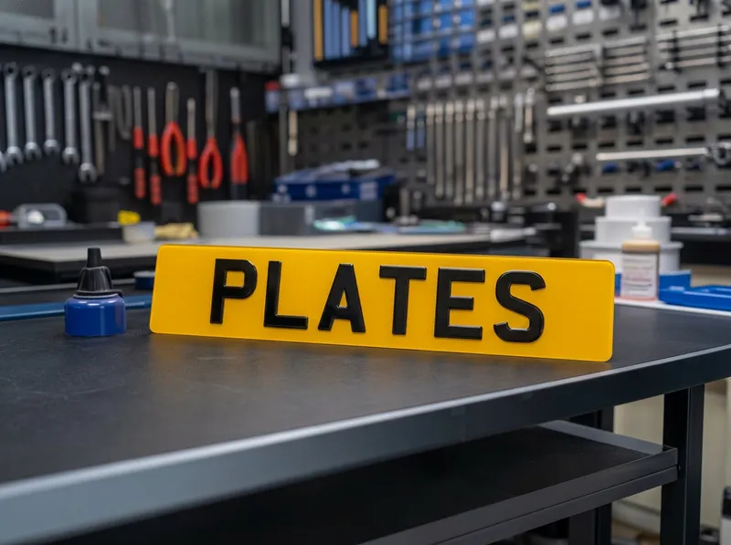Custom 4D raised UK number plate made at Dyno Details Dagenham